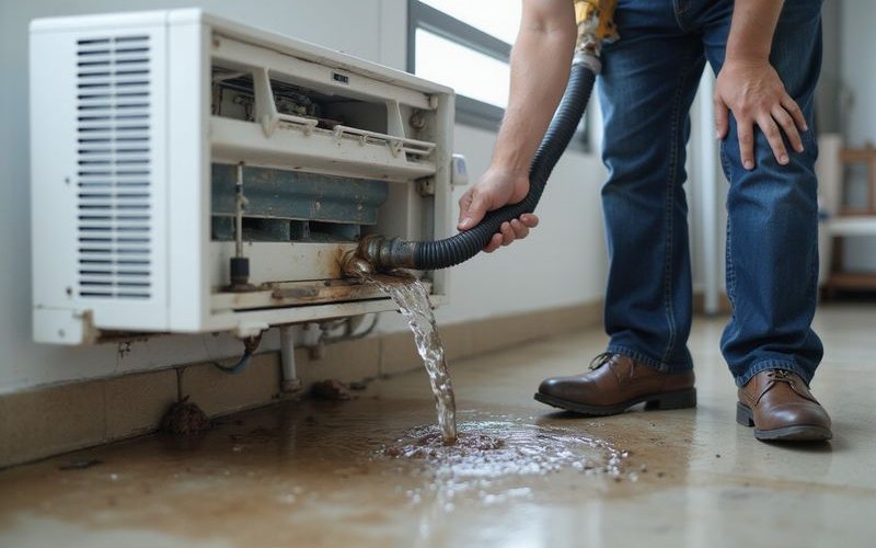 Illustration for Aircond Water Leaking: Common Causes and How to Fix Them